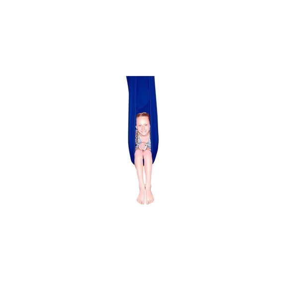 Abilitations Cocoon Swing, Lycra, 60 x 40 Inches, 120 Pound Capacity, Blue
