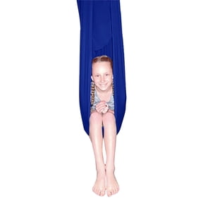 Abilitations 2010429 60 x 40 in. Lycra Cocoon Swing, Blue - 120 lbs