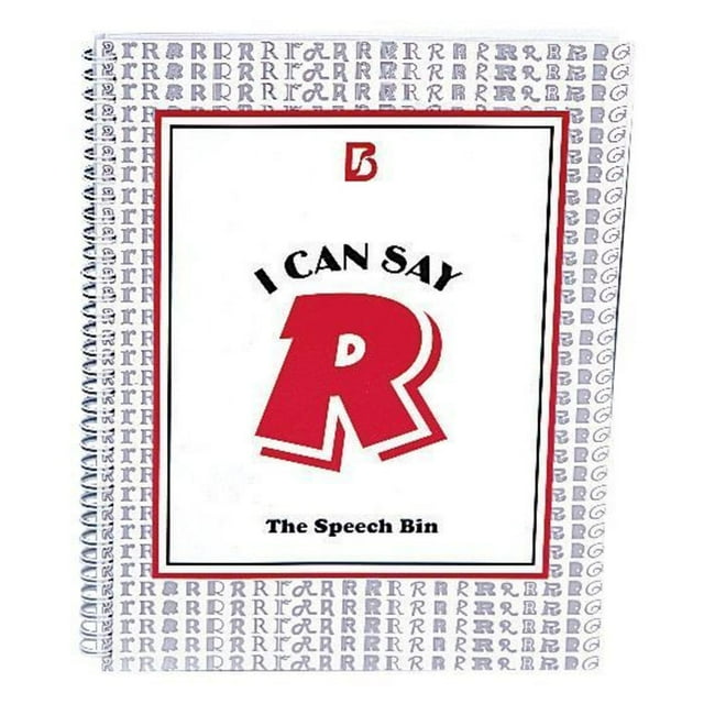 Abilitations Speech Bin Special Needs Speech Therapy Book, I Can Say R
