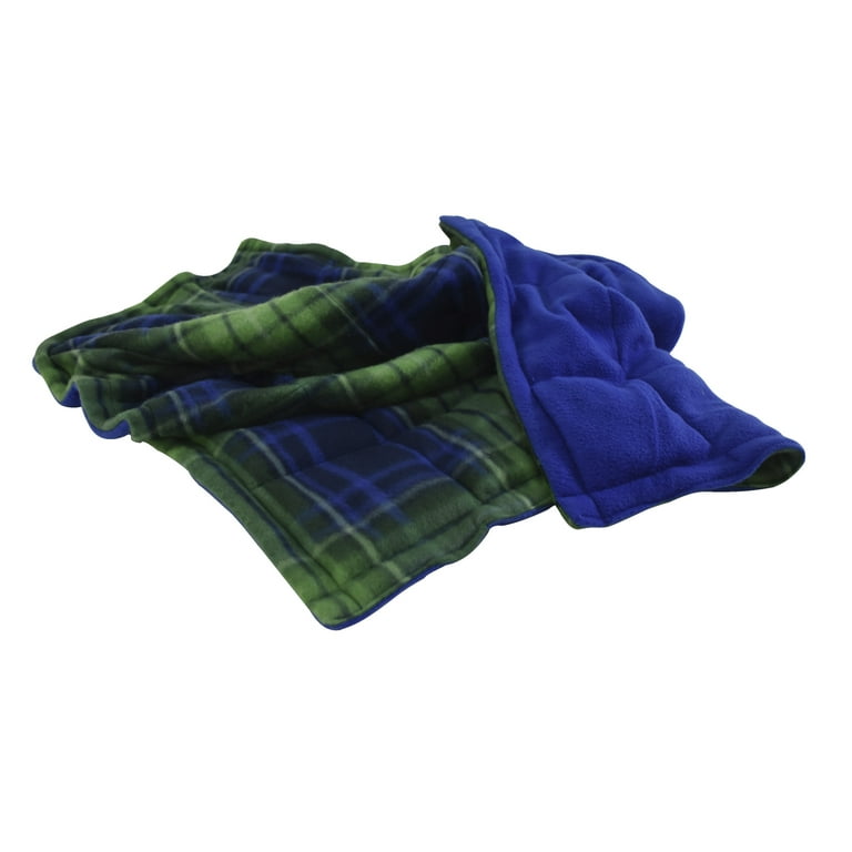 Abilitations Fleece Weighted Blanket, Small - Blue