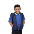 thumbnail image 1 of Covered In Comfort 1595721 Abilitations Weighted Hoodie Vest, Child Medium, Navy, 1 of 2