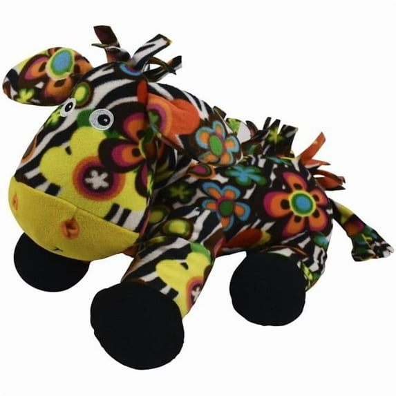 Abilitations 2005626 5 lbs Zooey the Zebra Weighted Animal, Multi Color
