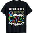 thumbnail image 1 of Abilities Outweigh Disabilities T-Shirt, 1 of 4