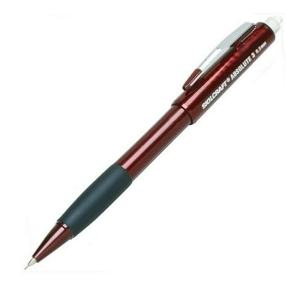 Ability One 4512267 Dual Action Cushion Grip Mechanical Pencil, Burgundy