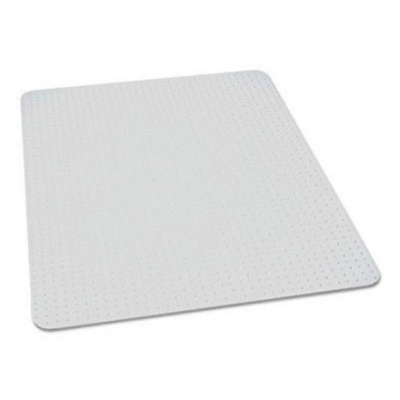 Ability One 6568318 46 x 60 in. Skilcraft Chairmat for High Pile Carpet, Clear