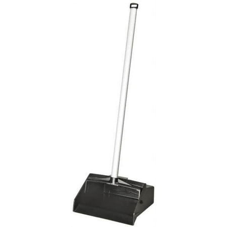 Ability One 7290014606663 Dust Pan: Plastic Body, 32" Handle Black