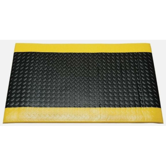 Ability One Antifatigue Mat Industrial Duty 3ft. X 5ft., 7220-01-582-6229, Black