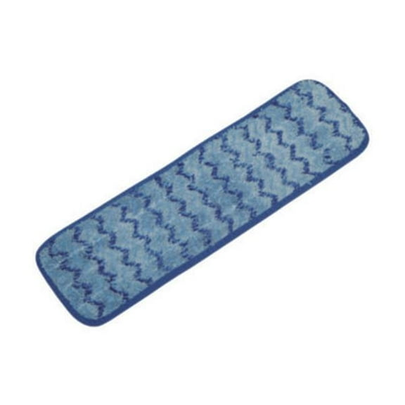 AbilityOne NSN7167185 18 x 5.5 in. Microfiber Flat Wet Mop, Blue - Pack of 12