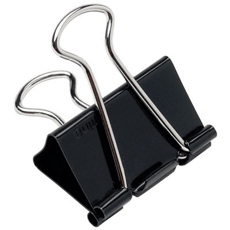 AbilityOne-4PK Nsn2236807 Skilcraft Binder Clip, Medium, Black/Silver ...