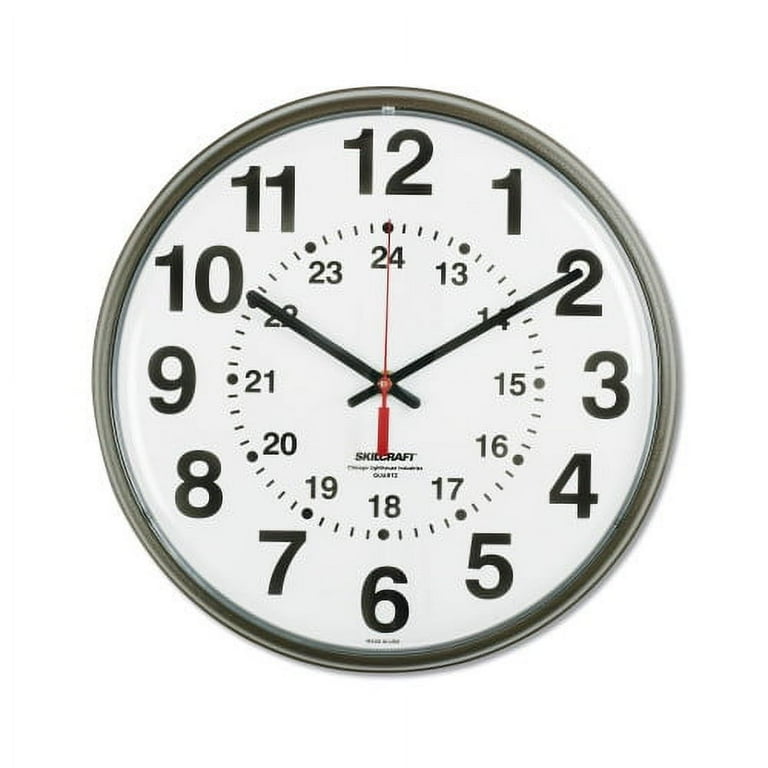 Quartz Slimline Clock, 12.75 Quartz Slimline Clock, 12.75