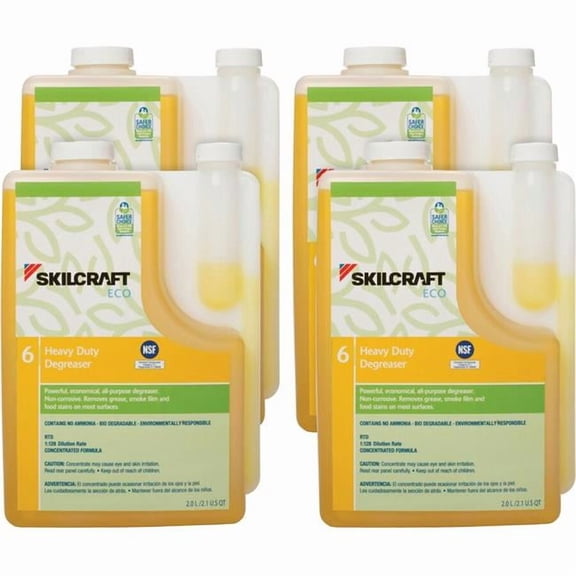 AbilityOne NSN7149188 67.6 fl oz Heavy-Duty All-Purpose Degreaser, Yellow