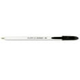 thumbnail image 1 of AbilityOne 7520010589978 SKILCRAFT Ballpoint Pen, Stick, Medium 1 mm, Black Ink, White Barrel, Dozen, 1 of 3