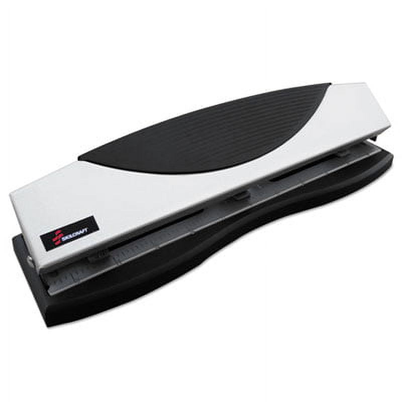 AbilityOne 7520016208390 SKILCRAFT LightDuty ThreeHole Punch, 9/32