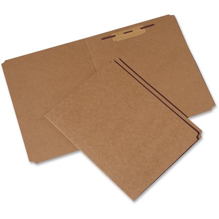 AbilityOne 7530009268978 SKILCRAFT Paperboard File Folders, Straight Tab, Letter Size, Kraft, 100/Box