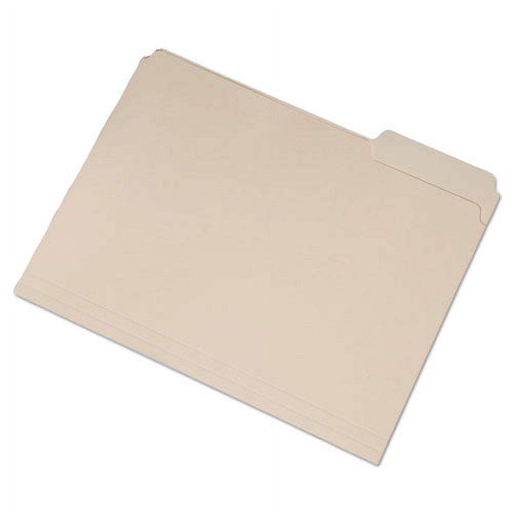 AbilityOne 7530016458091 SKILCRAFT Single Tab File Folders, 1/3-Cut ...