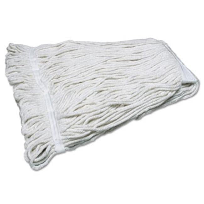 Natural Cotton Looped End Wet Mop Head 16 oz - 34" Yarn Length