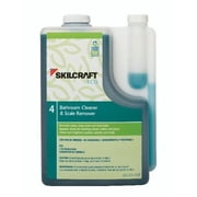 AbilityOne NSN7149187 2 Liter Bathroom Cleaner & Scale Remover Concentrate, Teal