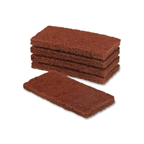 Abilityone NSN5124968 Baseboard Scrubber Kit Stripping Replacement Pad, Brown - 5 Per Box