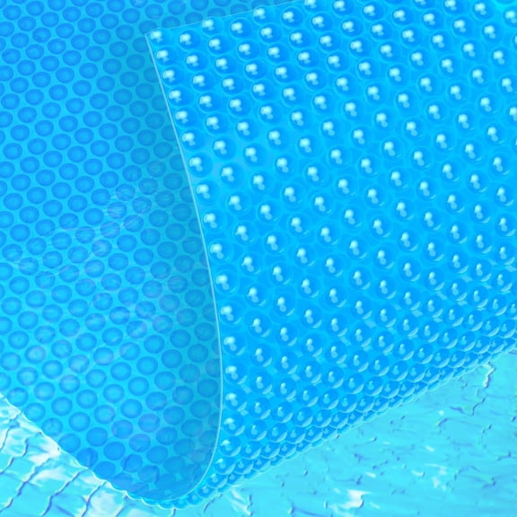 Abimars 16 Mil Solar Cover for Inground Pools, 18 x 36 FT, UPF 50  UV Protection | Pool Solar Blanket for Inground & Above Ground Pools, 1600 Series, Heat/Chemical Resistant Cover, Blue