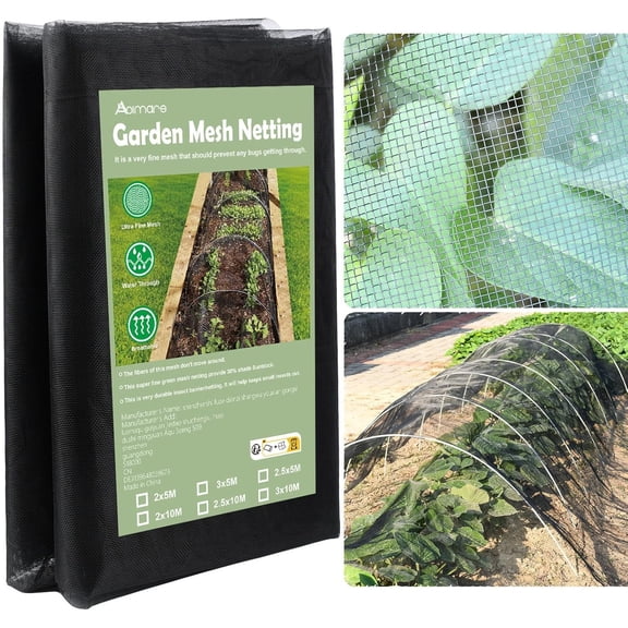 Abimars Thicker Garden Mesh Netting, 8.2'x 33'Ultra Fine Plant Row Covers for Vegetables Plants Fruits Flowers Protection, Nano PPT, Shading Rate 30%