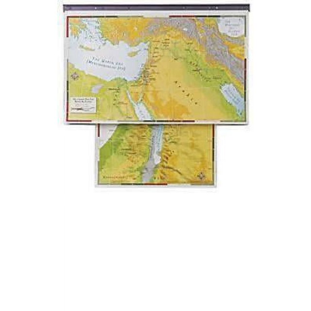 Abingdon Bible Land Maps with ChartheadSet of 8 (Hardcover)