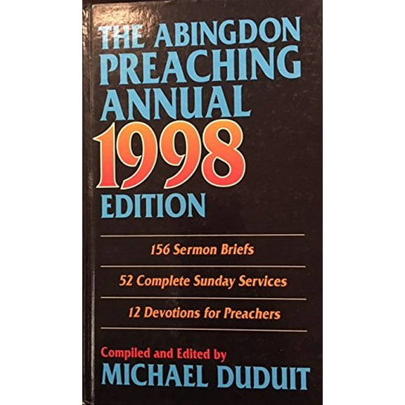 Pre-Owned Abingdon Preaching Annual 1998 Edition