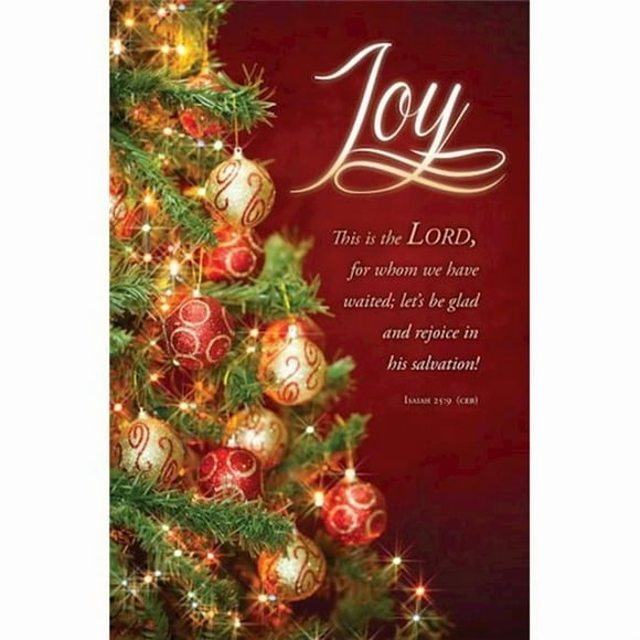 Abingdon Press 472525 Bulletin - Advent Week 3- Joy & This Is The Lord - Pack of 100
