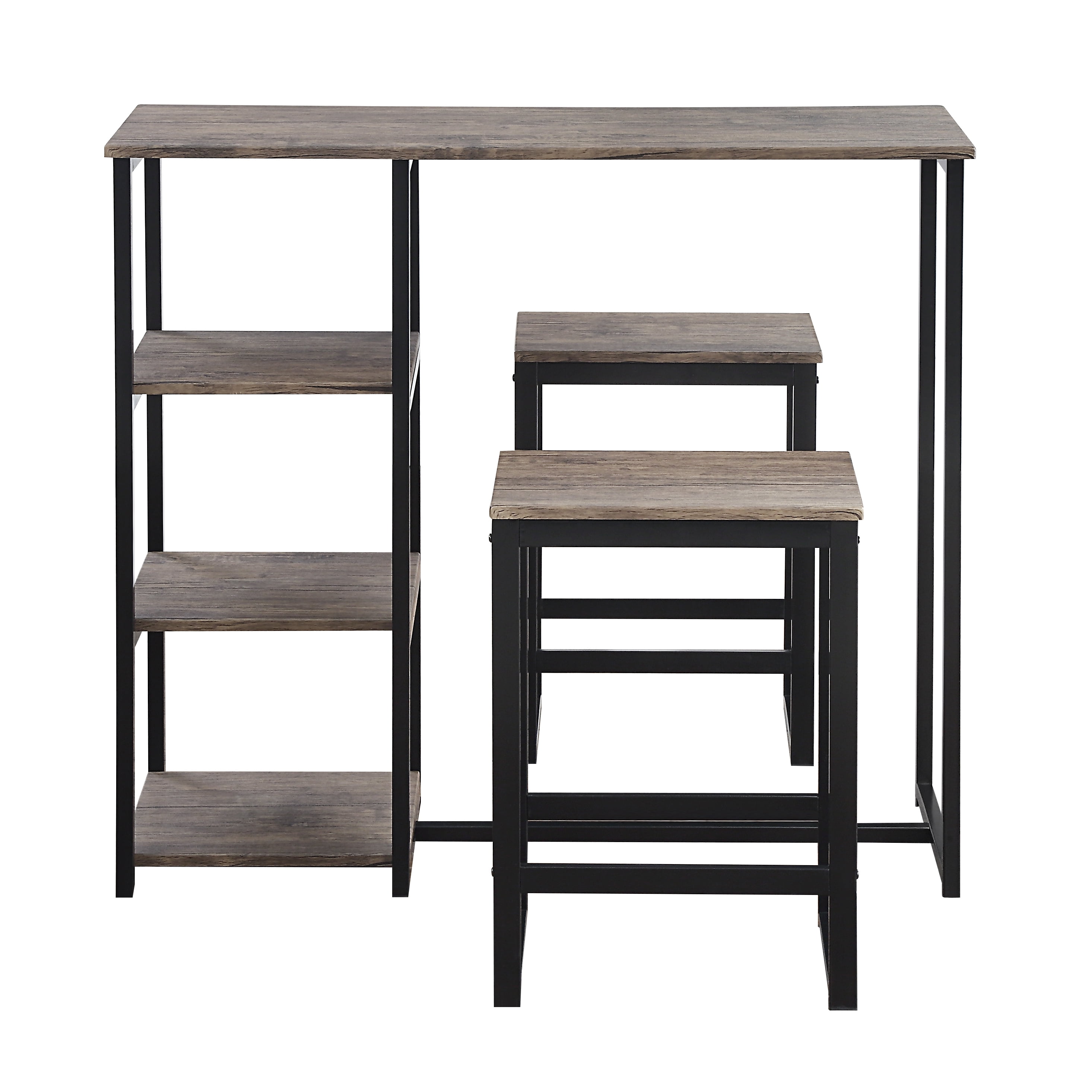 Abington Lane 3Piece Dining Table Set Modern Rustic Elegant Design
