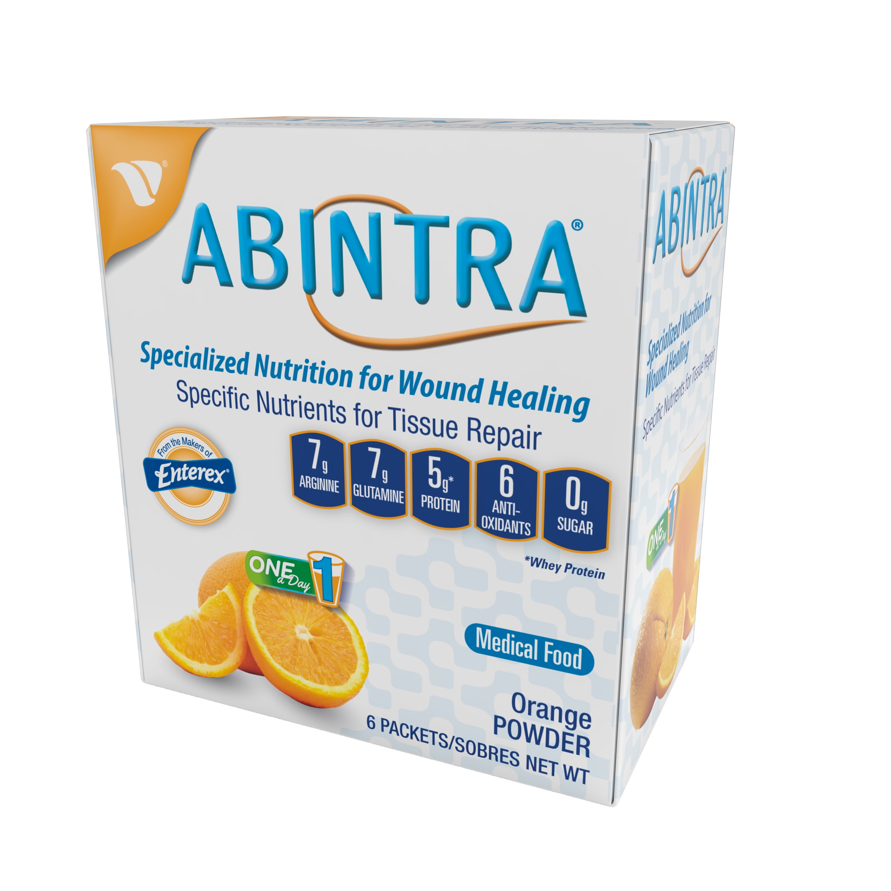 Abintra Specialized Wound Healing Nutritional Supplement Includes