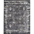 thumbnail image 1 of BoutiqueRugs Abiram Traditional Area Rug - Black, Ivory, Gray - 2' x 2'11", 1 of 8