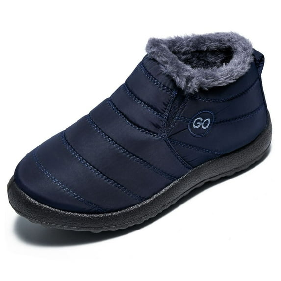 Ablanczoom Boys Girls Toddler Snow Boots Waterproof No-slip Outdoor Warm Winter Shoes for Toddler-Little Kids-Big Kids