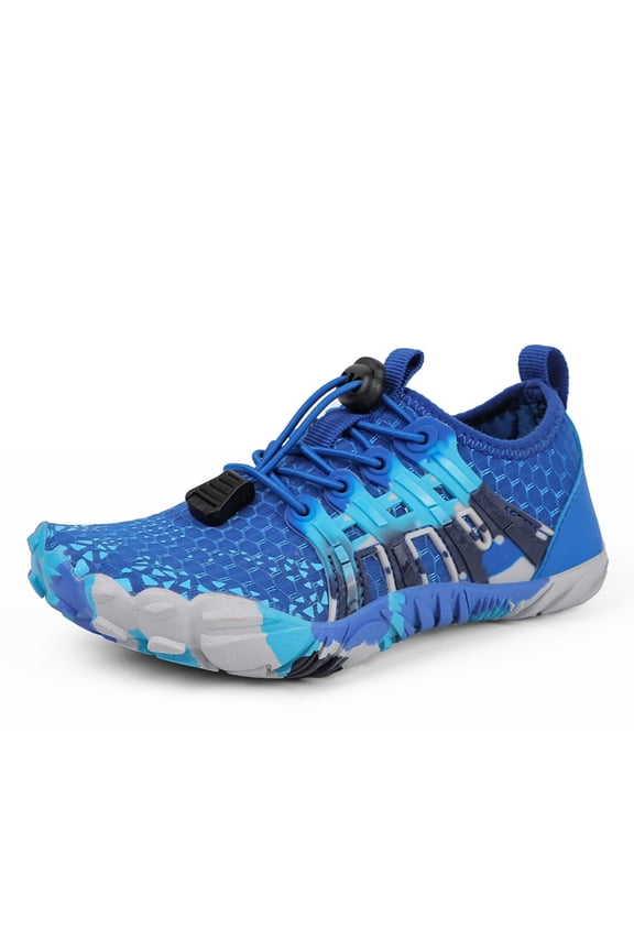 Boys Girls Water Shoes - Quick-Dry Barefoot Water Shoes for Kids non-Slip Sand Shoes Hiking Swim Beach Pool Sport Camping Essentials