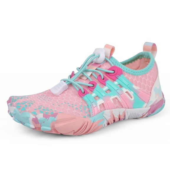 Ablanczoom Boys Girls Water Shoes - Quick-Dry Barefoot Water Shoes for Kids non-Slip Sand Shoes Hiking Swim Beach Pool Sport Camping Essentials