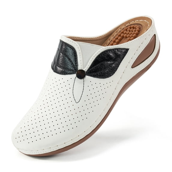 Ablanczoom Clogs for Women Mules Shoes: Womens Slides Sandals Comfortable Wedge Platform Shoes