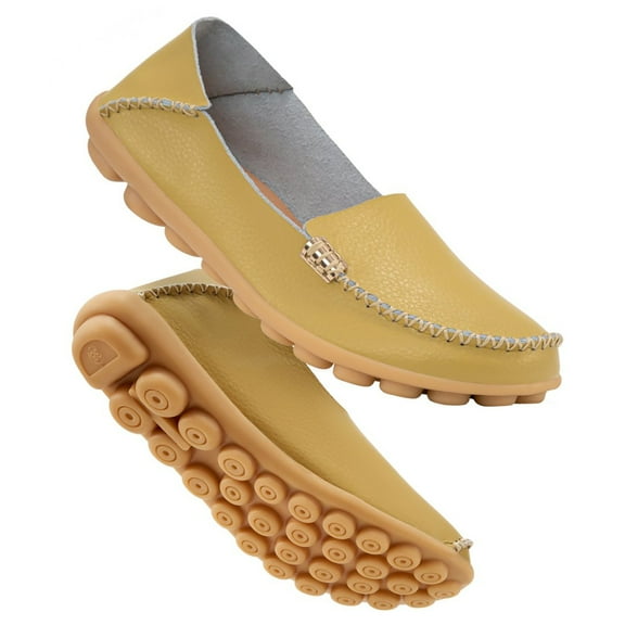 Ablanczoom Flat Womens Loafers Comfortable Non-Slip Casual Walking Shoes Women Sneakers