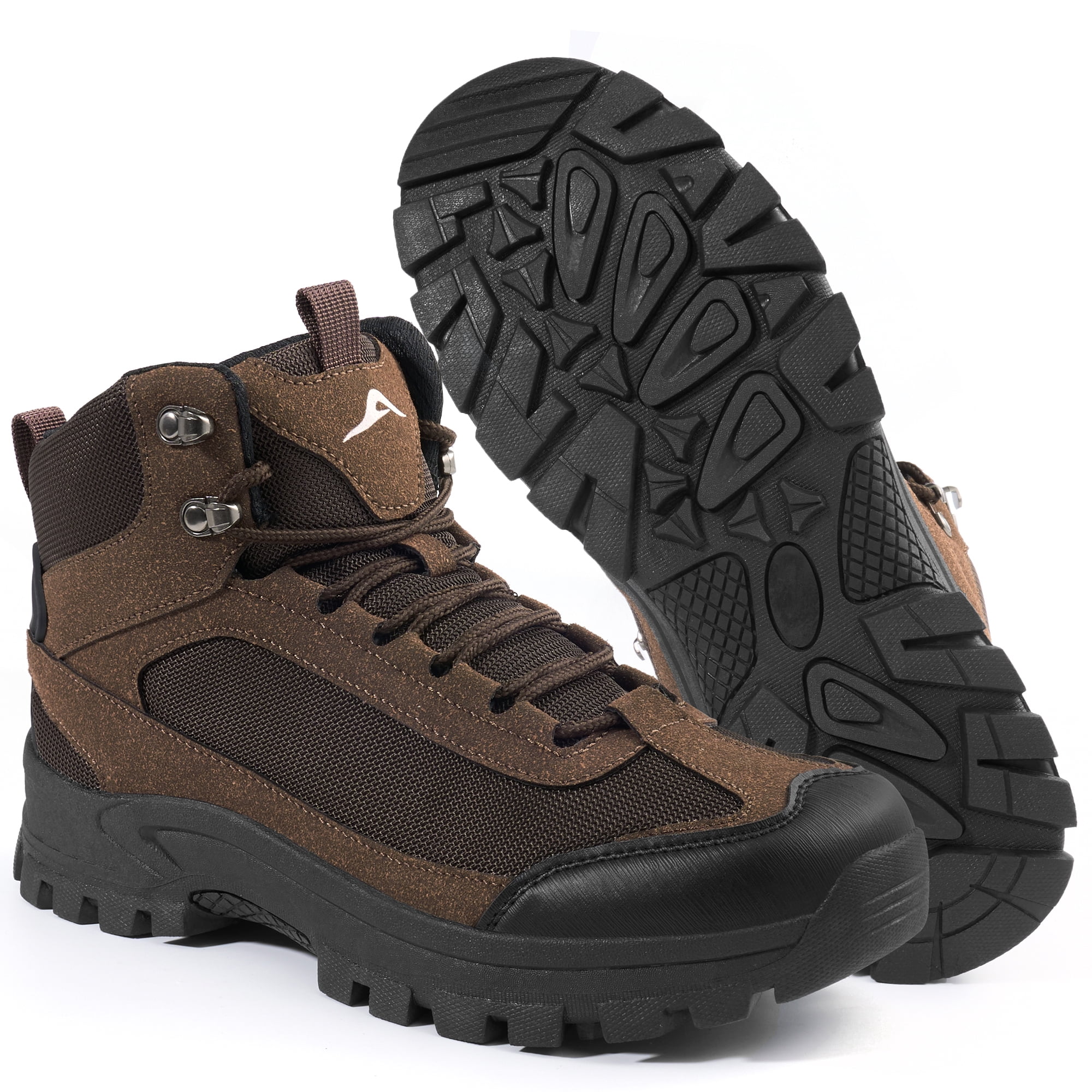Ablanczoom Mens Hiking Boots: Breathable Outdoor Ankle Boots Men Work Shoes