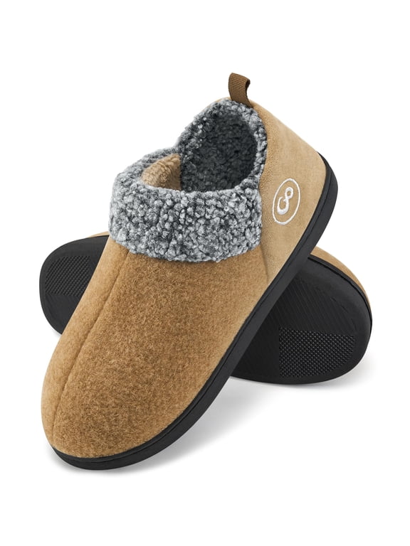 Women & Men Slippers Comfy Memory Foam Houses Slippers Fuzzy Indoor Outdoor No-slip Winter Shoes