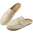 thumbnail image 1 of Ablanczoom Mules Women Flats Shoes: Loafers Women Comfortable Dressy Round Toe Slip-on Work Slides Sandals, 1 of 6