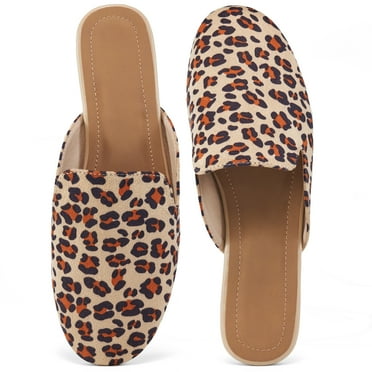 Ablanczoom Mules for Women Suede Clogs: Comfortable Slip On Women Flats Sandals Backless Slides Loafers Womens Mules