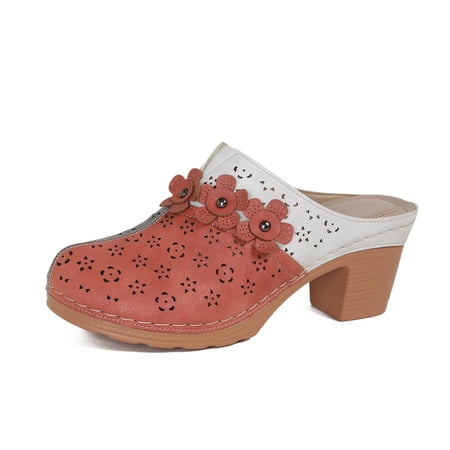 Ablanczoom Sandals Women: Comfort Wedges Heels Clogs Woman Mule Platform Sandals for Women Shoes