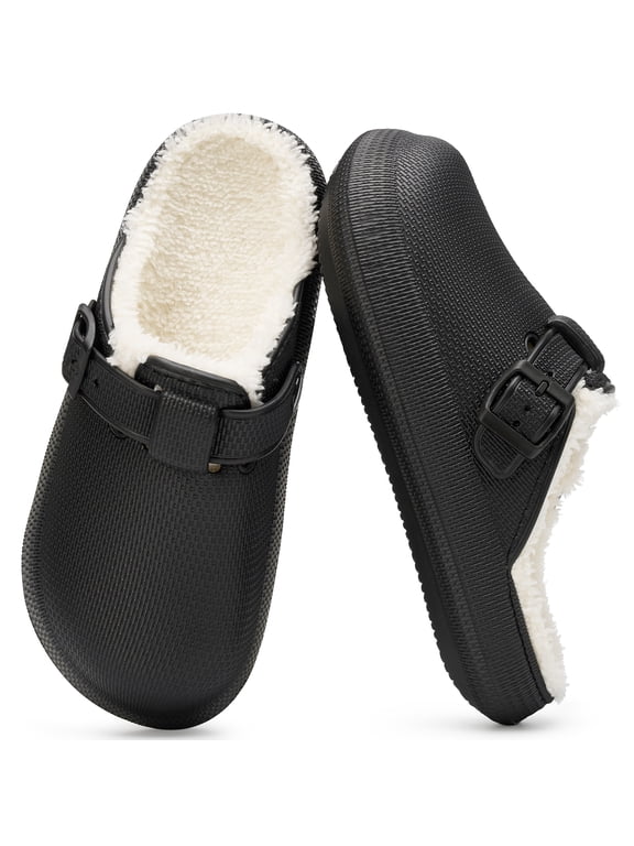 Slippers Women Shoes: Warm Women House Slippers Memory Foam Clogs & Mules Indoors Outdoors