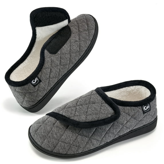 Ablanczoom Slippers for Women Shoes:Comfy Soft Fuzzy Faux Fur Winter House Shoes No-slip Memory Foam Houses Slippers Indoors Outdoors