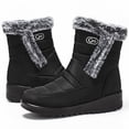 thumbnail image 1 of Ablanczoom Snow Boots Women Winter Shoes: Outdoor Women Booties with Warm Faux Fur, 1 of 6
