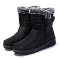 thumbnail image 1 of Ablanczoom Snow Boots Women: Winter Shoes Woman Ankle Outdoors Booties with Warm Faux Fur, 1 of 9
