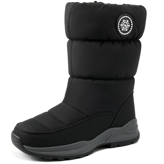 Ablanczoom Snow Boots Womens: Warm Faux Fur Non-Slip Winter Hiking Boots for Woman Shoes