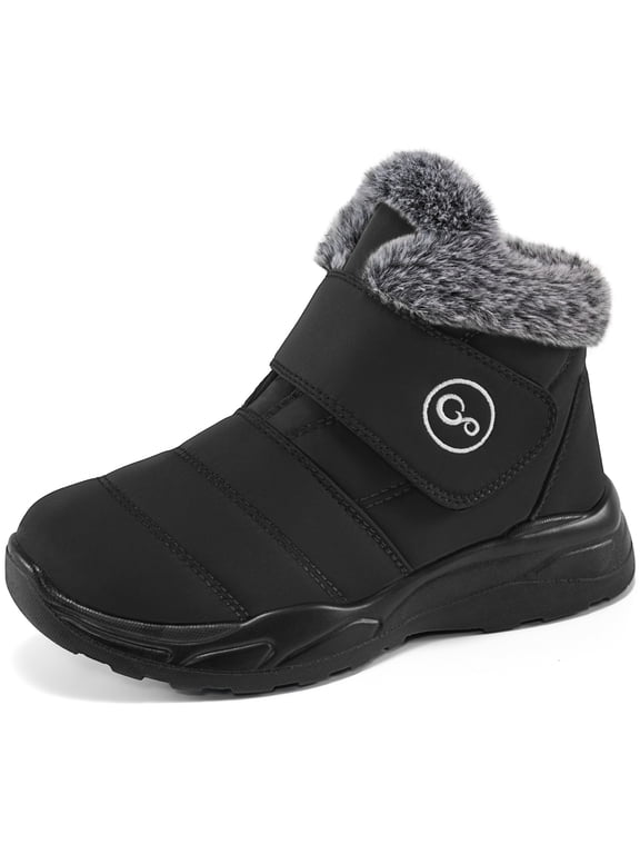 Snow Boots Womens with Warm Faux Fur Women Winter Boots non-slip Outdoor Booties