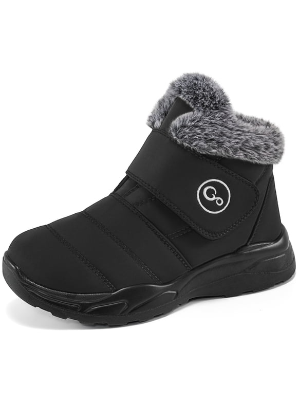 Snow Boots Womens with Warm Faux Fur Women Winter Boots non-slip Waterproof Outdoor Booties