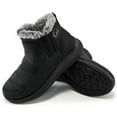 thumbnail image 1 of Ablanczoom Snow Boots Womens with Warm Fuzzy Faux Fur Slip-on Woman Winter Booties Shoes, 1 of 7