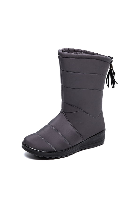 Snow Boots for Womens: Warm Fur No-slip Winter Woman Ankle Booties