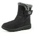 thumbnail image 1 of Ablanczoom Snow Boots for Womens: Warm Fur No-slip Winter Woman Ankle Booties, 1 of 6